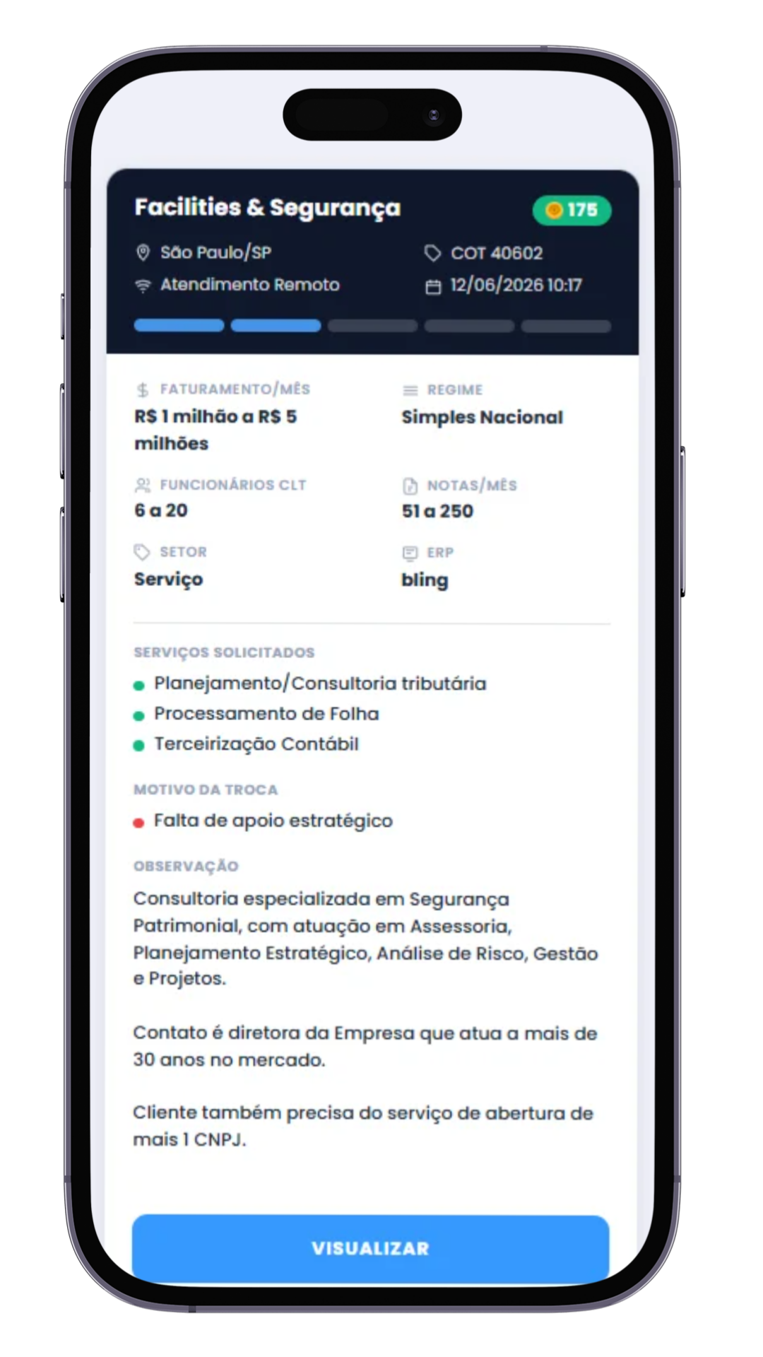 Oportunidade de cotação-contabilidade 6